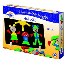 Detoa Medvědi magnetické puzzle