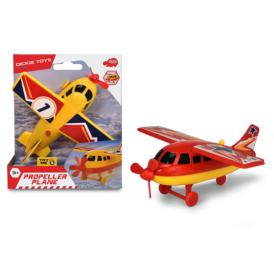 Dickie Vrtulové letadlo 14 cm, 2 druhy Dickie Vrtulové letadlo 14 cm, 2 druhy