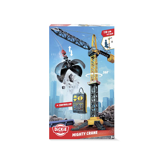 Dickie Jeřáb Mighty Crane 110 cm, na kabel Dickie Jeřáb Mighty Crane 110 cm, na kabel