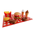 Plejo mac toys Sada potravin fast food