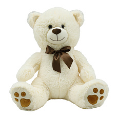 Steppos Mac Toys STEPPOS Plyšový medvídek krémový 40 cm