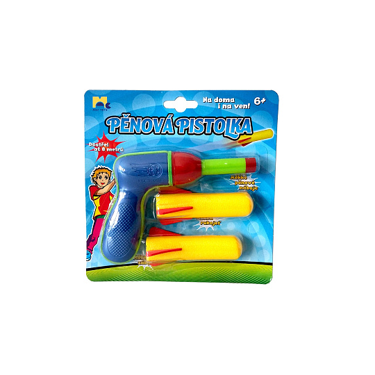 Sporto Mac Toys Dětská pistolka na pěnové šipky