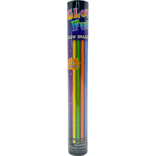 Glumi Mac Toys GLUMI Svítící náramky - 15 ks, velikost 20 cm