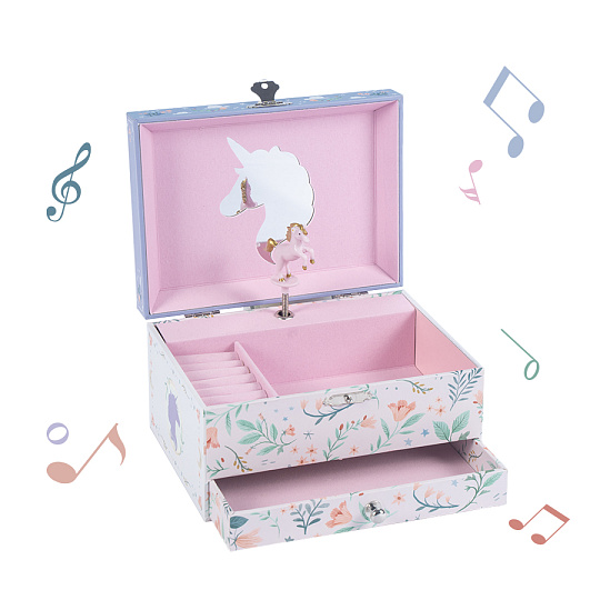 Plejo Mac Toys PLEJO hudební hrací skříňka jednorožec