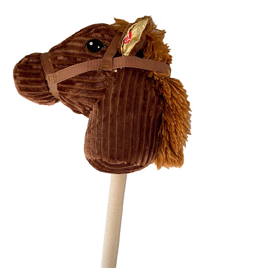 Steppos Mac Toys PLEJO Hobby Horse se zvukem - tmavý