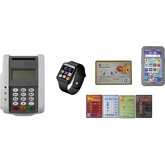 PLEJO Platební terminál s mobilem a hodinkami