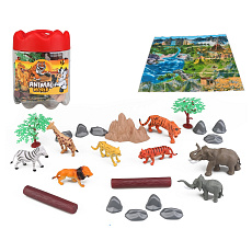 Mac Toys Zvířata safari set 21ks Mac Toys Zvířata safari set 21ks