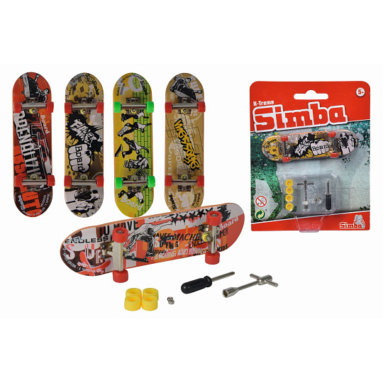 Simba Prstový skateboard, 6 druhů Simba Prstový skateboard, 6 druhů
