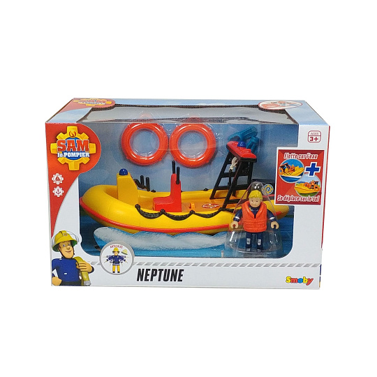 Simba Požárník Sam Záchranný člun Neptun 20 cm s figurkou Simba Požárník Sam Záchranný člun Neptun 20 cm s figurkou