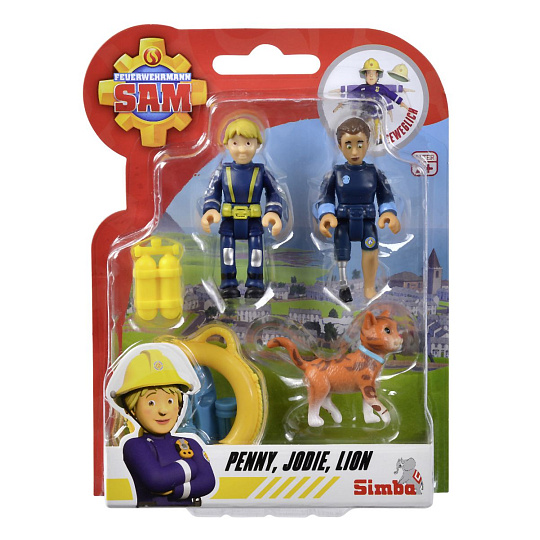 Simba Požárník Sam 2 Figurky a zvířátko, 4 druhy Simba Požárník Sam 2 Figurky a zvířátko, 4 druhy