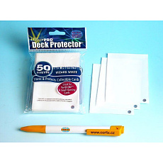 Obaly na hrací karty (YU-Gi-OH!) - bílá (SOLID WIZARD WHITE)