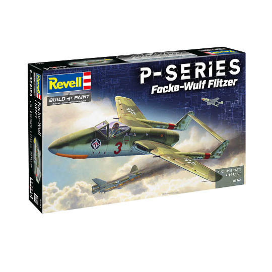 Plastic ModelKit letadlo 03761 - Focke-Wulf TL Jäger "Flitzer" (1:72) Plastic ModelKit letadlo 03761 - Focke-Wulf TL Jäger "Flitzer" (1:72)