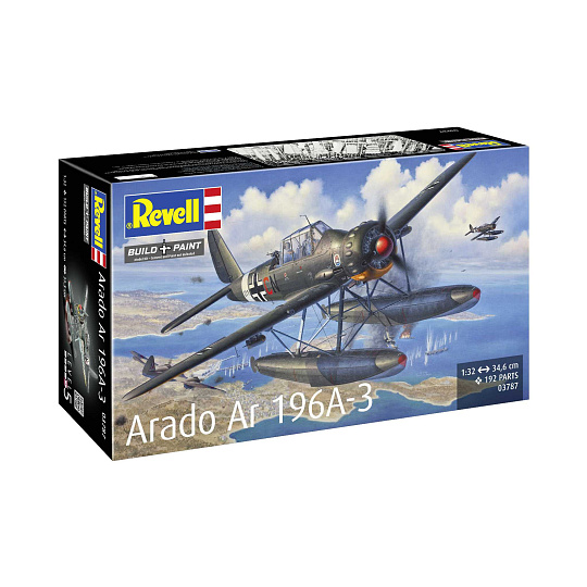 Revell Plastic ModelKit letadlo 03787 - Arado Ar196A-3 Seaplane (1:32) Revell Plastic ModelKit letadlo 03787 - Arado Ar196A-3 Seaplane (1:32)