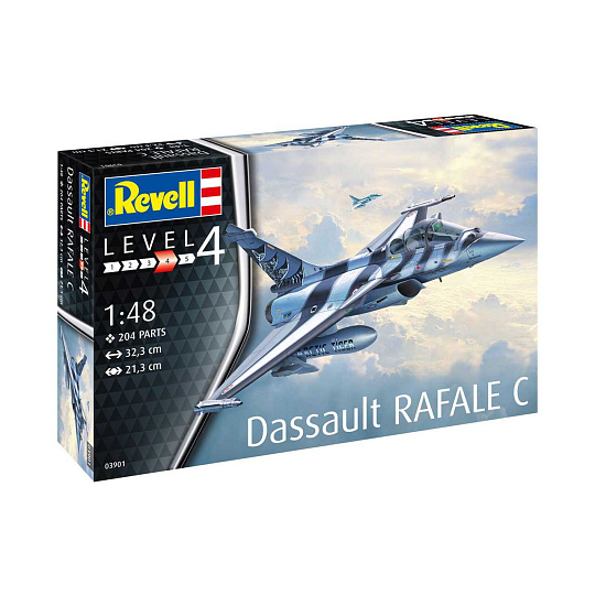 Revell Plastic ModelKit letadlo 03901 - Dassault Rafale C (1:48) Revell Plastic ModelKit letadlo 03901 - Dassault Rafale C (1:48)