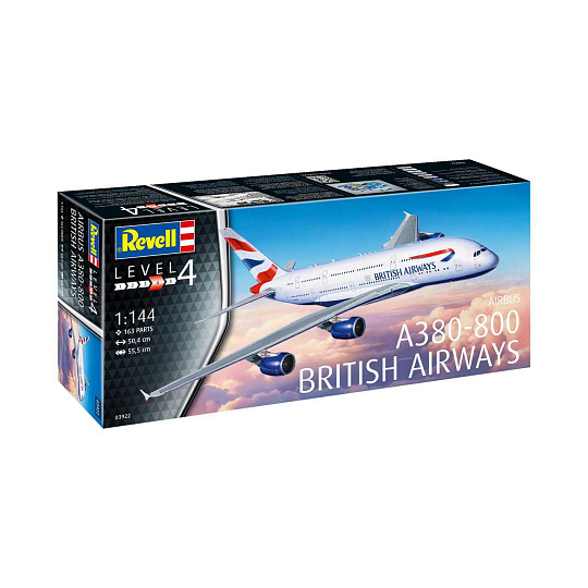 Revell Plastic ModelKit letadlo 03922 - A380-800 British Airways (1:144) Revell Plastic ModelKit letadlo 03922 - A380-800 British Airways (1:144)