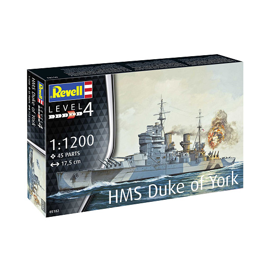 Revell Plastic ModelKit loď 05182 - HMS Duke of York (1:1200) Revell Plastic ModelKit loď 05182 - HMS Duke of York (1:1200)