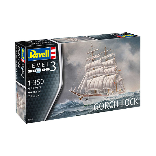 Revell Plastic ModelKit loď 05432 - Gorch Fock (1:350)