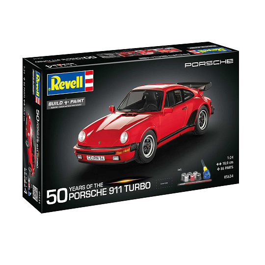 Revell Gift-Set auto 05634 - Porsche 911 Turbo (50th Anniversary) (1:24) Revell Gift-Set auto 05634 - Porsche 911 Turbo (50th Anniversary) (1:24)