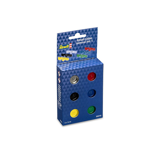 Revell Sada barev Email Color 32213 - General Set 1 - Gloss (6 x 14ml) Revell Sada barev Email Color 32213 - General Set 1 - Gloss (6 x 14ml)