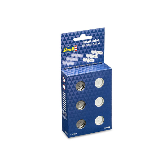 Revell Sada barev Email Color 32216 - General Set 4 - Gloss/Matt (6 x 14ml) Revell Sada barev Email Color 32216 - General Set 4 - Gloss/Matt (6 x 14ml)