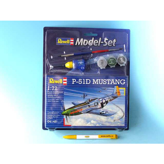 Revell ModelSet letadlo 64148 - P-51D Mustang (1:72)