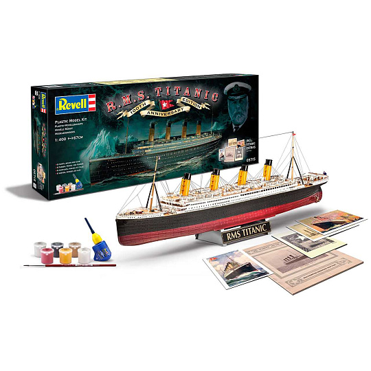 Revell Gift-Set 05715 - R.M.S. Titanic - 100th anniversary edition (1:400) Revell Gift-Set 05715 - R.M.S. Titanic - 100th anniversary edition (1:400)