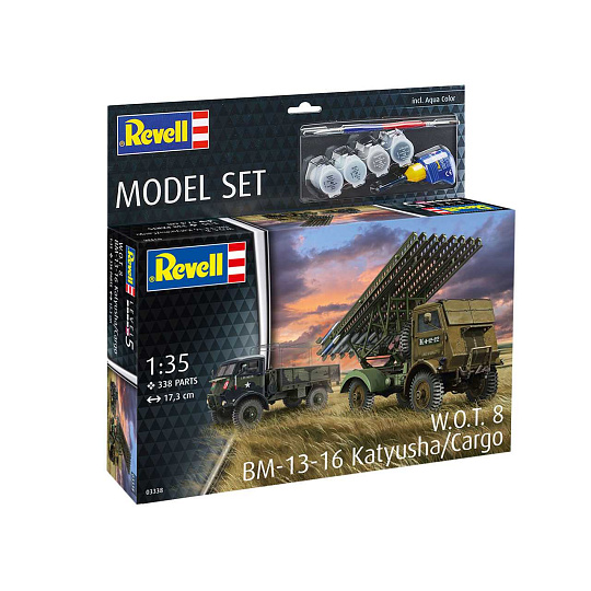 Revell ModelSet military 63338 - W.O.T. 8 BM-13-16 Katyusha/Cargo (1:35) Revell ModelSet military 63338 - W.O.T. 8 BM-13-16 Katyusha/Cargo (1:35)