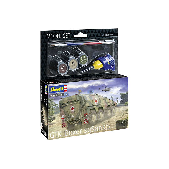Revell ModelSet military 63362 - GTK Boxer sgSANKfz (1:72) Revell ModelSet military 63362 - GTK Boxer sgSANKfz (1:72)