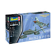 Revell ModelSet letadla 63711 - Me262 & P-51B (1:72)