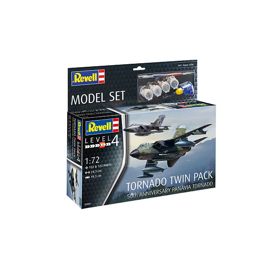 Revell ModelSet letadlo 63801 - Tornado 50th Anniversary Twinpack (1:72) Revell ModelSet letadlo 63801 - Tornado 50th Anniversary Twinpack (1:72)