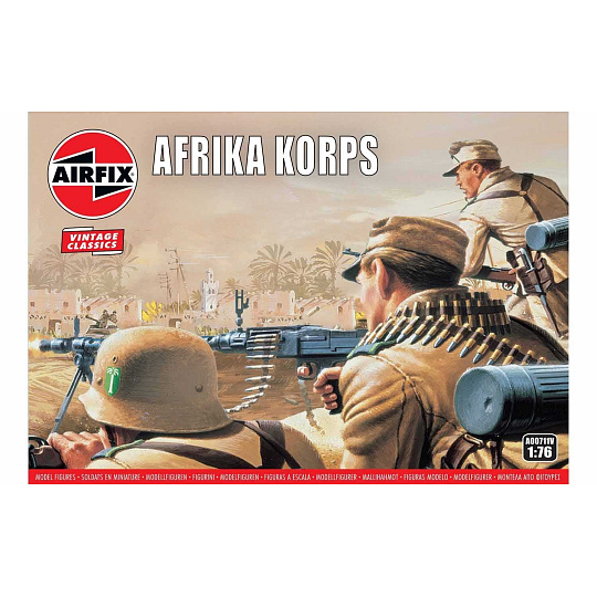 Airfix Classic Kit VINTAGE figurky A00711V - Afrika Korps (1:76) Airfix Classic Kit VINTAGE figurky A00711V - Afrika Korps (1:76)