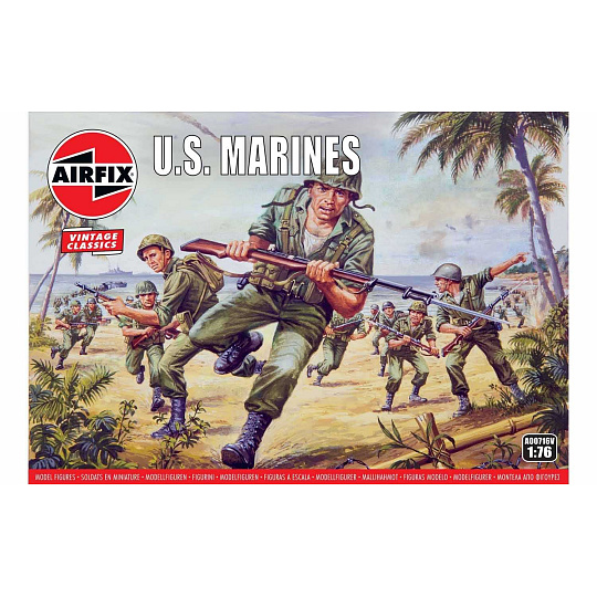 Airfix Classic Kit VINTAGE figurky A00716V - US Marines (1:76)