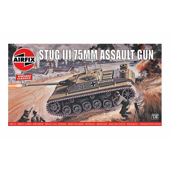 Airfix Classic Kit VINTAGE military A01306V - Stug III 75mm Assault Gun (1:76) Airfix Classic Kit VINTAGE military A01306V - Stug III 75mm Assault Gun (1:76)