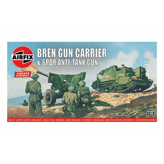 Airfix Classic Kit VINTAGE military A01309V - Bren Gun Carrier & 6 pdr Anti-Tank Gun (1:76) Airfix Classic Kit VINTAGE military A01309V - Bren Gun Carrier & 6 pdr Anti-Tank Gun (1:76)