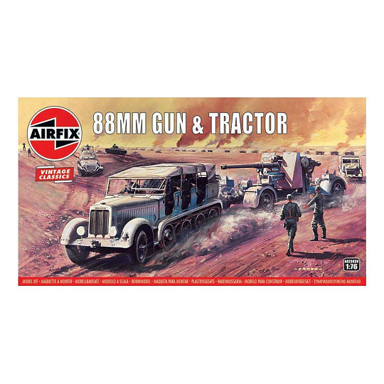 Airfix Classic Kit VINTAGE military A02303V - 88mm Flak Gun & Tractor (1:76) Airfix Classic Kit VINTAGE military A02303V - 88mm Flak Gun & Tractor (1:76)