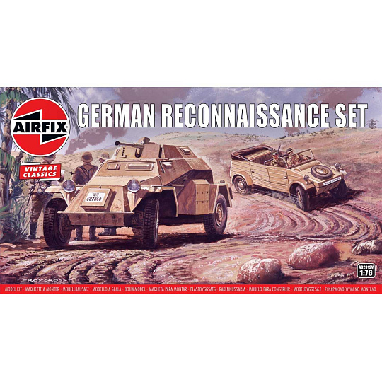 Airfix Classic Kit VINTAGE military A02312V - German Reconnaisance Set (1:76) Airfix Classic Kit VINTAGE military A02312V - German Reconnaisance Set (1:76)