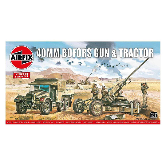 Airfix Classic Kit VINTAGE military A02314V - Bofors 40mm Gun & Tractor (1:76) Airfix Classic Kit VINTAGE military A02314V - Bofors 40mm Gun & Tractor (1:76)