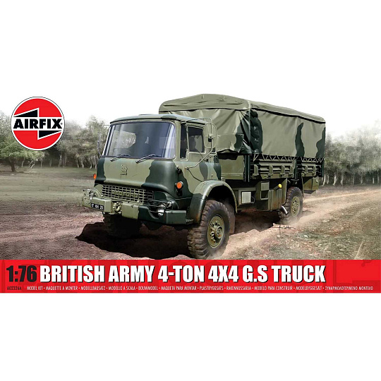 Airfix Classic Kit military A02326A - British Army 4-ton 4 x 4 G.S Truck (1:76) Airfix Classic Kit military A02326A - British Army 4-ton 4 x 4 G.S Truck (1:76)