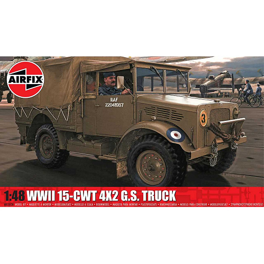 Airfix Classic Kit military A03313A - WWII RAF 15-cwt 4 x 2 G.S. Truck (1:48) Airfix Classic Kit military A03313A - WWII RAF 15-cwt 4 x 2 G.S. Truck (1:48)