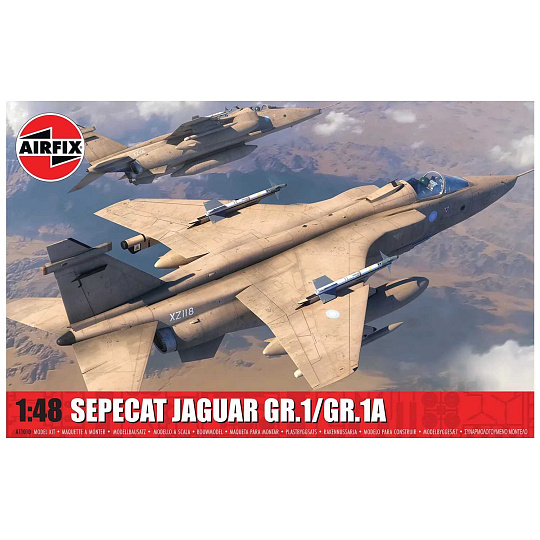 Airfix Classic Kit letadlo A11010 - SEPECAT Jaguar GR.1/GR.1A (1:48) Airfix Classic Kit letadlo A11010 - SEPECAT Jaguar GR.1/GR.1A (1:48)