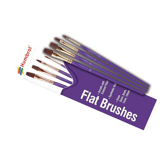 Humbrol Flat Brush pack AG4305 - sada plochých štětců (velikost 3/5/7/10) Humbrol Flat Brush pack AG4305 - sada plochých štětců (velikost 3/5/7/10)