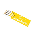 Humbrol Stipple Brush pack AG430 - sada plochých štětců (velikost 3/5/7/10)