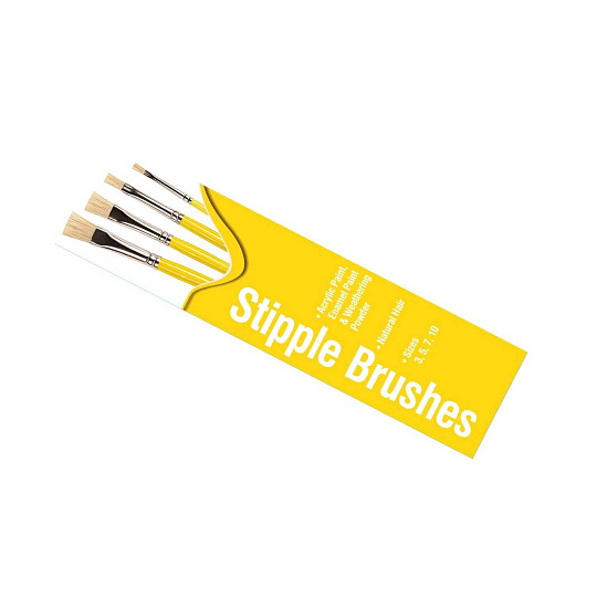 Humbrol Stipple Brush pack AG430 - sada plochých štětců (velikost 3/5/7/10) Humbrol Stipple Brush pack AG430 - sada plochých štětců (velikost 3/5/7/10)