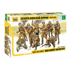 Zvezda Model Kit figurky 3526 - Red Army Infantry (1940-42) (1:35) Zvezda Model Kit figurky 3526 - Red Army Infantry (1940-42) (1:35)