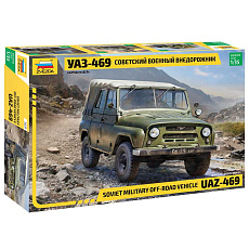 Zvezda Model kit military 3629 - UAZ-469 Soviet 4WD off-road vehicle (1:35) Zvezda Model kit military 3629 - UAZ-469 Soviet 4WD off-road vehicle (1:35)