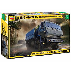 Zvezda Model Kit military 3697 - Russian three axle truck K-5350 "MUSTANG" (1:35) Zvezda Model Kit military 3697 - Russian three axle truck K-5350 "MUSTANG" (1:35)