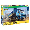 Zvezda Model Kit auto 43006 - Kamaz Dump Truck (1:43)