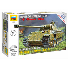 Zvezda Snap Kit tank 5010 - Panzerkampfw.V Panther Ausf.D (1:72)