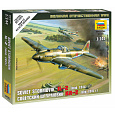 Zvezda Wargames (WWII) letadlo 6125 - Ilyushin IL-2 Stormovik (1:144)