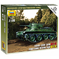 Zvezda Wargames (WWII) tank 6129 - Soviet Tank BT-5 (1:100)